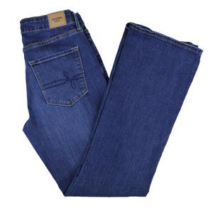Denizen by Levi's Mid-Rise Waist Bootcut Size 8 Short Jeans
